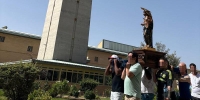 La Virgen del Rosario visita a los internos de Soto del Real: &laquo;Se despidieron de Ella con l&aacute;grimas&raquo;
