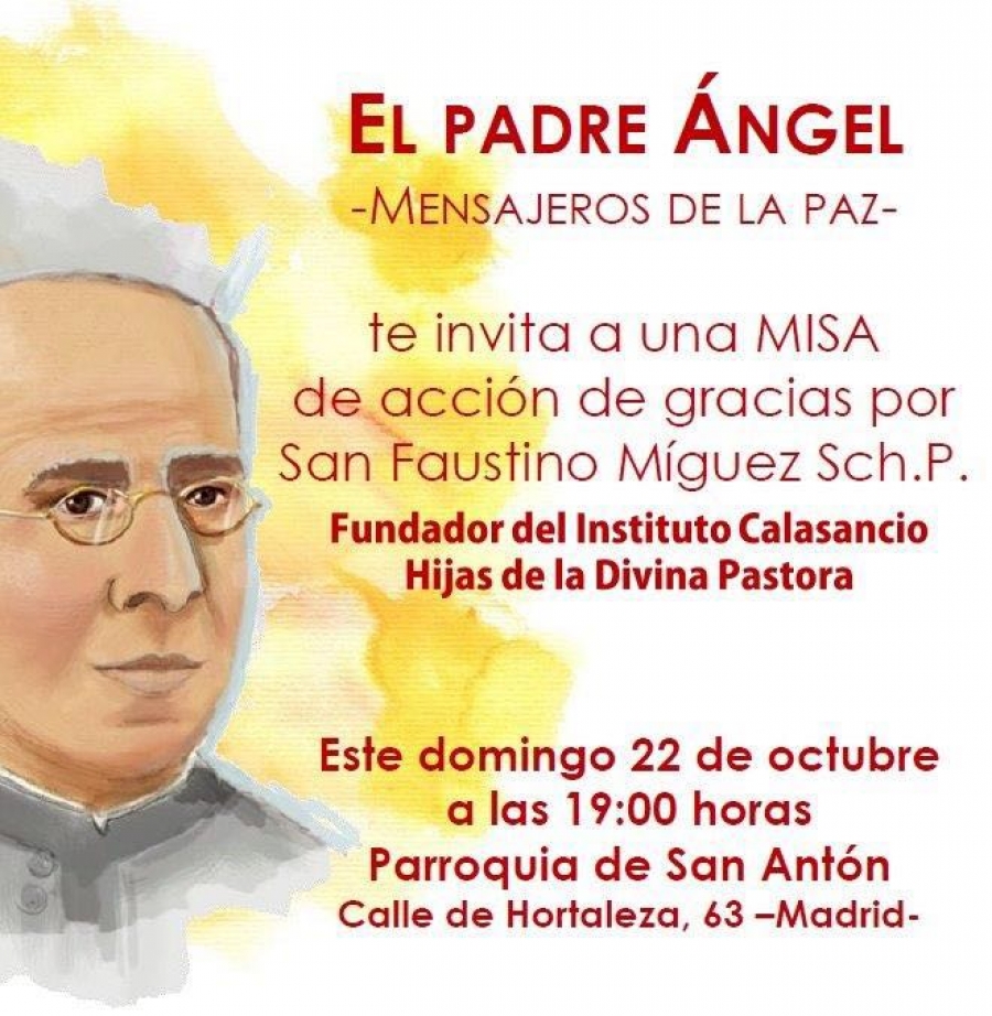 San Ant&oacute;n acoge una Misa de acci&oacute;n de gracias por san Faustino M&iacute;guez