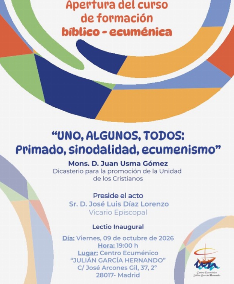 Apertura del curso de formaci&oacute;n b&iacute;blico-ecum&eacute;nica en el Centro Ecum&eacute;nico Juli&aacute;n Garc&iacute;a Hernando