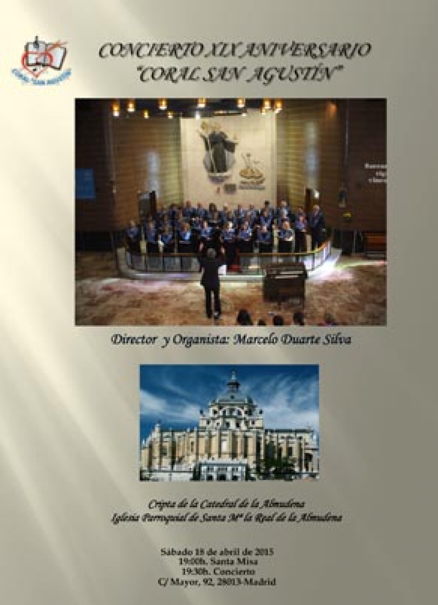 Misa cantada y Concierto de la Coral San Agustín en la Cripta de la Catedral