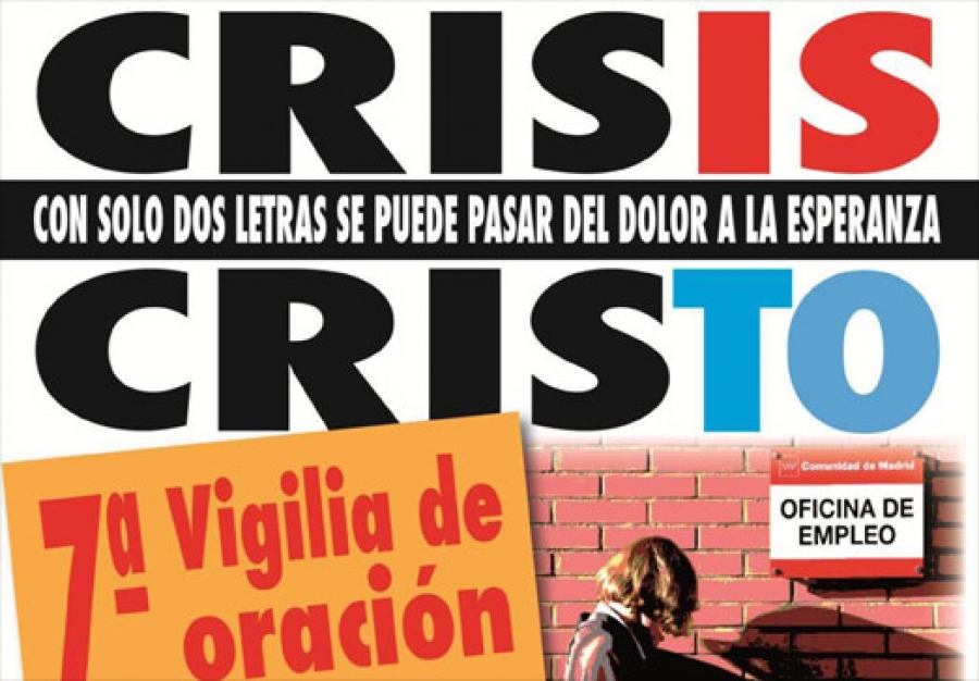 El sábado se celebrará la VII Vigilia de Oración con los que sufren la crisis