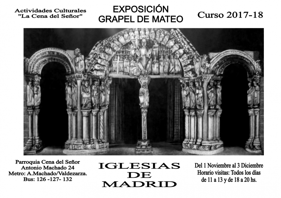La Cena del Señor acoge la exposición Grapel &#039;Iglesias de Madrid&#039;