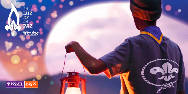 La Luz de la Paz de Belén de los scouts llega a la catedral