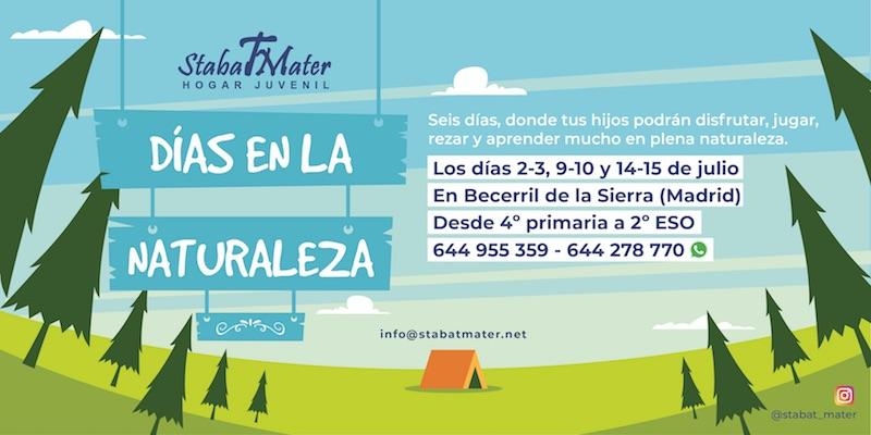 Stabat Mater ofrece a los adolescentes la posibilidad de pasar unos d&iacute;as en contacto con la naturaleza