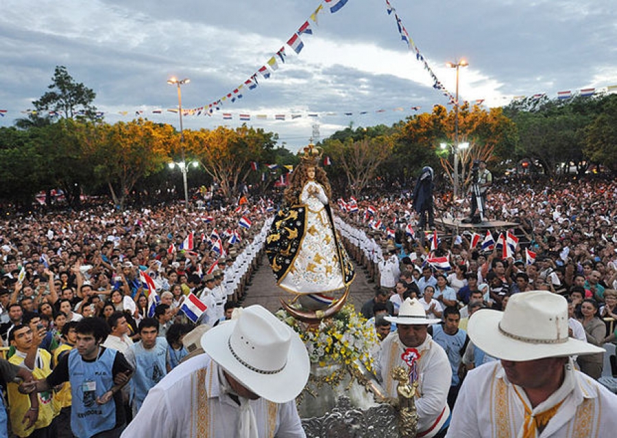 Paraguay: dos millones de fieles en la fiesta de le Virgen de Caacup&eacute;