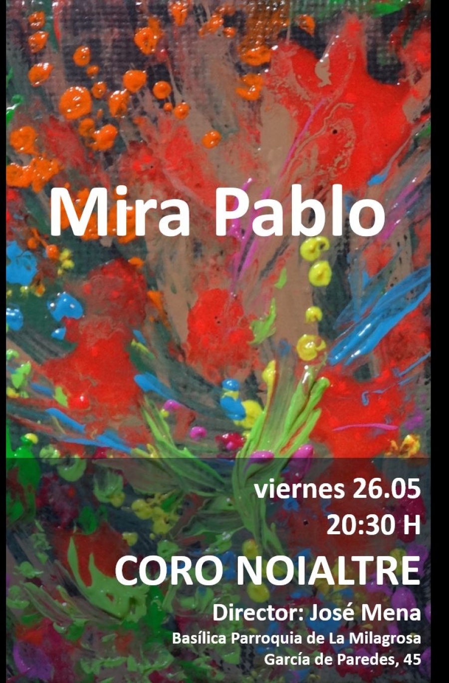 Concierto del coro Noialtre en la bas&iacute;lica de la Milagrosa