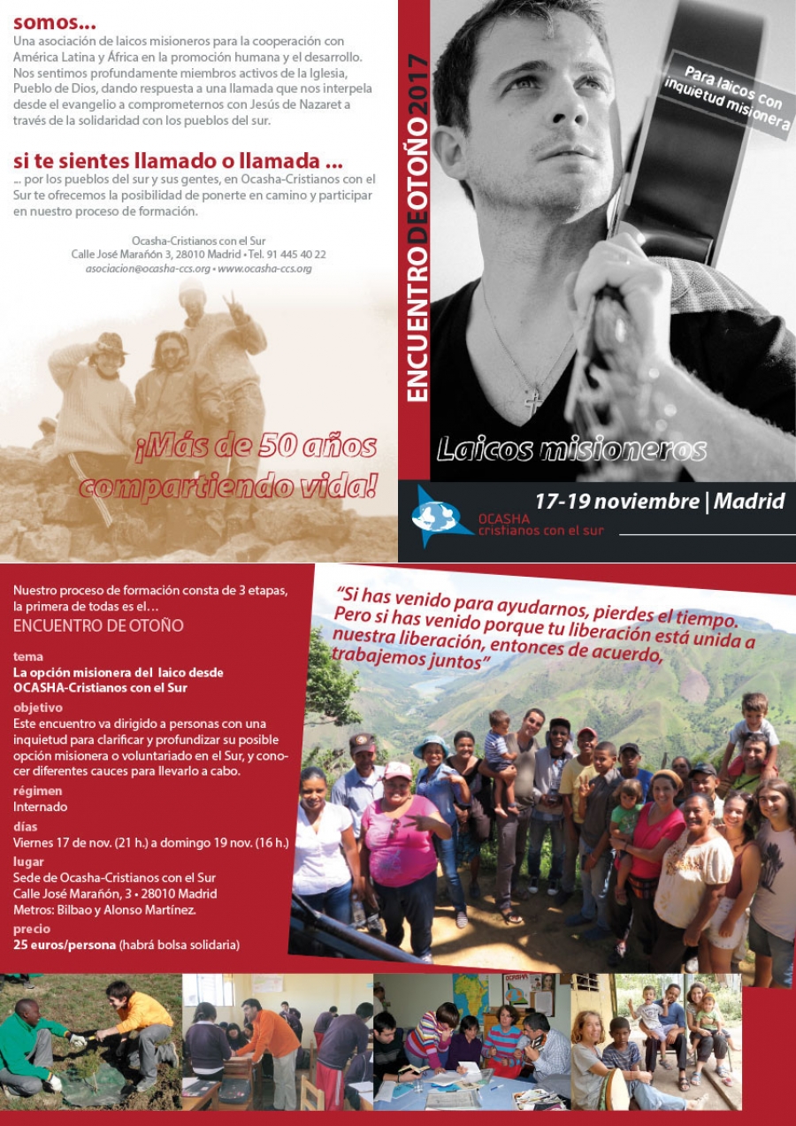 El laicado misionero de OCASHA-Cristianos en el Sur celebra su encuentro de oto&ntilde;o