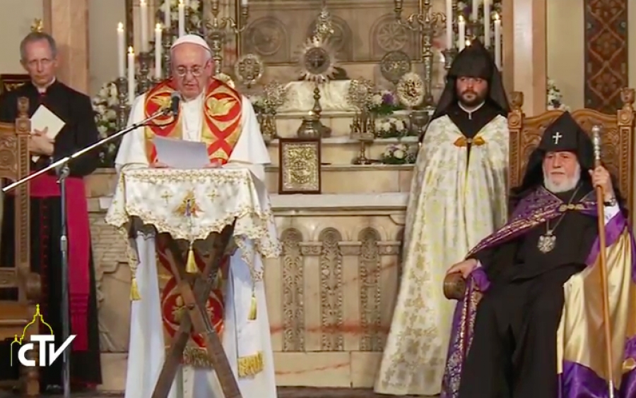 El Santo Padre: La fe es para Armenia realidad constitutiva de su identidad