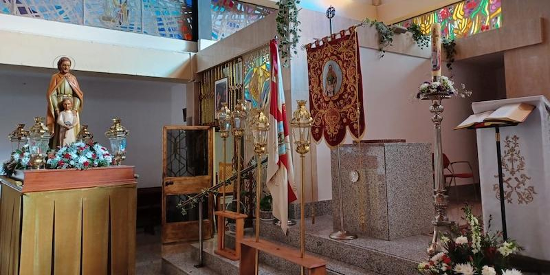 Monseñor Martínez Camino preside en San José Las Matas la Eucaristía en honor a su titular