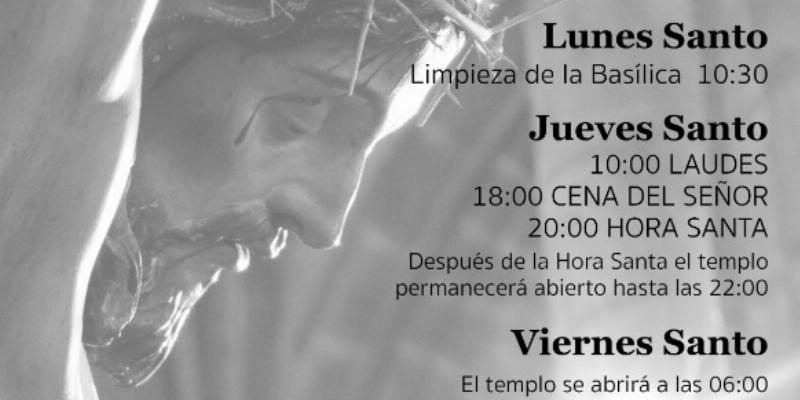 El padre Ángel Camino preside la Misa de la Cena del Señor en la basílica Asunción de Nuestra Señora de Colmenar Viejo