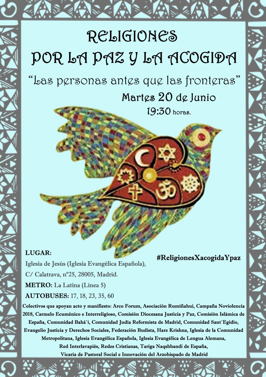 El Arzobispado participa en el III Encuentro Interreligioso por la paz y la acogida de las personas migrantes y refugiadas