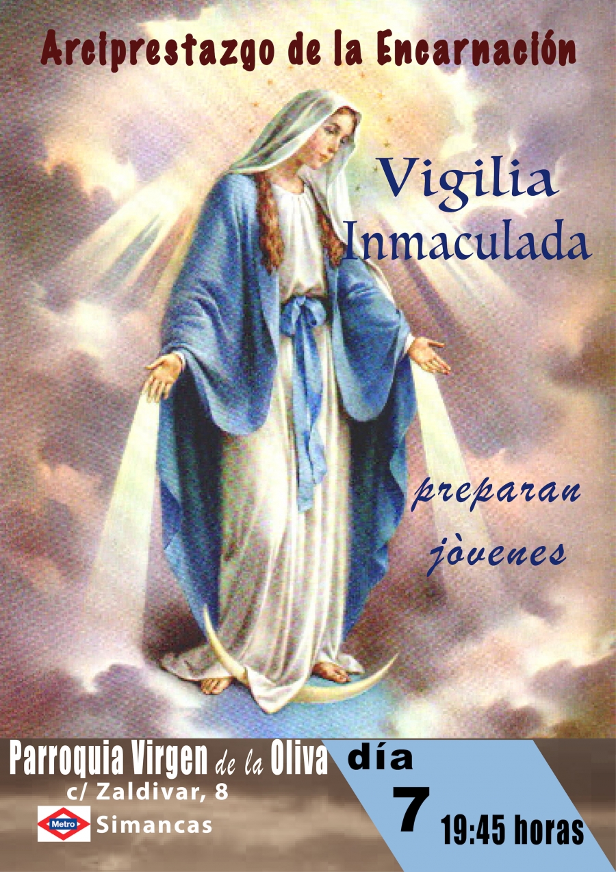 El arciprestazgo de la Encarnaci&oacute;n celebra una Vigilia de la Inmaculada