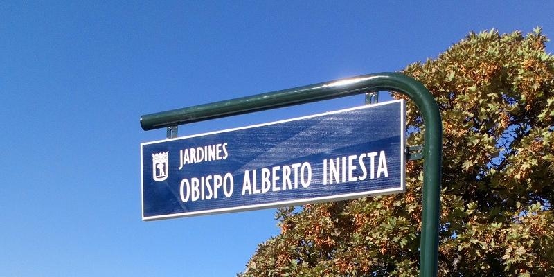 Vallecas inaugura los jardines Obispo Alberto Iniesta