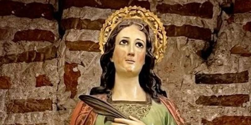 Canillejas festeja a santa Luc&iacute;a en la parroquia Santa Mar&iacute;a la Blanca con un amplio programa de actos lit&uacute;rgicos