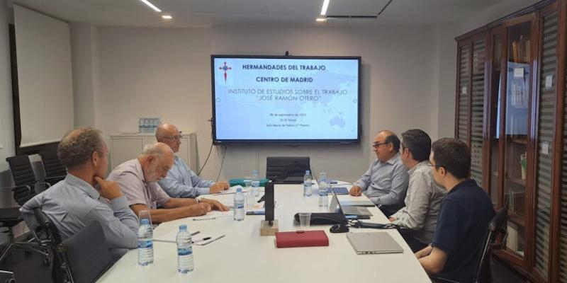 Reunión de trabajo del Instituto de Estudios sobre el Trabajo &#039;José Ramón Otero&#039;. Foto HHT Madrid.