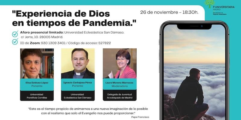 Elisa Est&eacute;vez e Ignacio Carbajosa analizan la experiencia de Dios en tiempos de pandemia en el Aula Veritatis Splendor