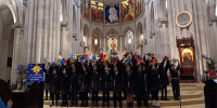 Vicente Mart&iacute;n, obispo auxiliar, a los ni&ntilde;os del certamen de Coros de los colegios diocesanos: &laquo;Hoy queremos ser m&uacute;sica de Dios&raquo;
