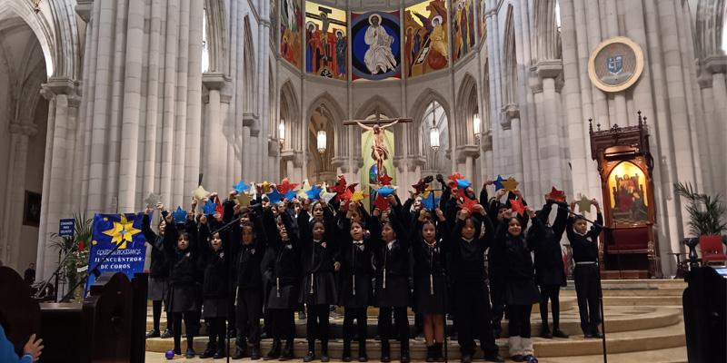 Vicente Martín, obispo auxiliar, a los niños del certamen de Coros de los colegios diocesanos: «Hoy queremos ser música de Dios»