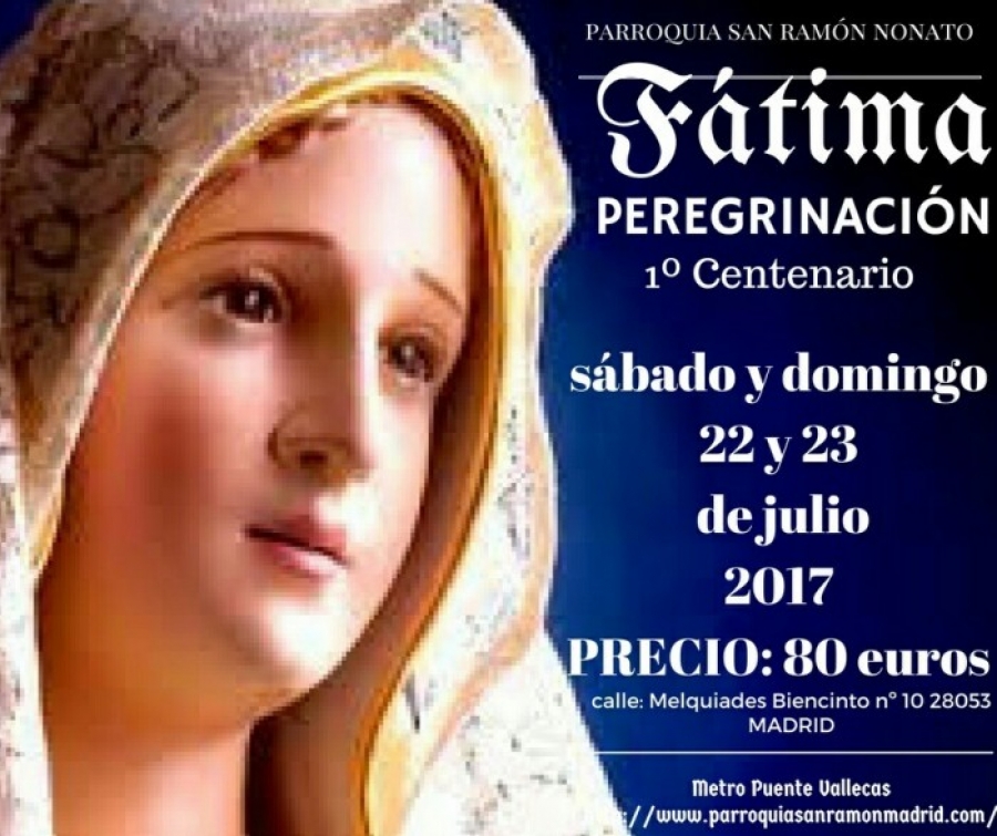 San Ramón Nonato peregrina a Fátima