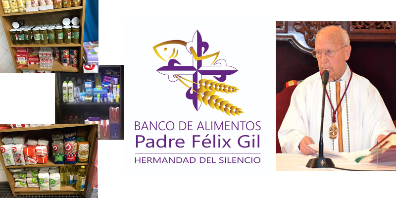 La Hermandad del Silencio pone en marcha el Banco de Alimentos Padre Félix Gil