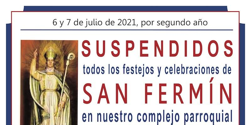 La Real Congregación de San Fermín de los Navarros suspende un año más las celebraciones en honor al santo