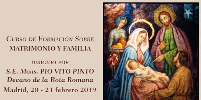 Monseñor Pio Vito Pinto dirige un curso de formación sobre Matrimonio y Familia organizado por San Dámaso