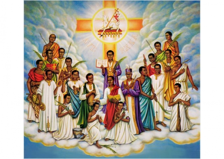 Millones de peregrinos en Namugongo en el D&iacute;a de los M&aacute;rtires de Uganda