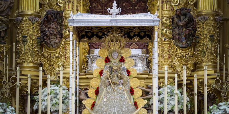 J&oacute;venes de San F&eacute;lix de Villaverde Alto peregrinan al santuario onubense de la Virgen del Roc&iacute;o