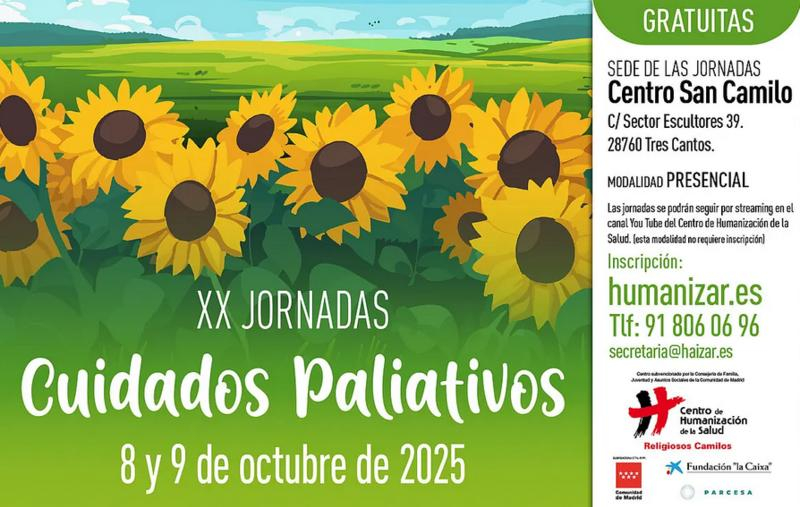 XX Jornadas de Cuidados Paliativos San Camilo para humanizar el final de la vida