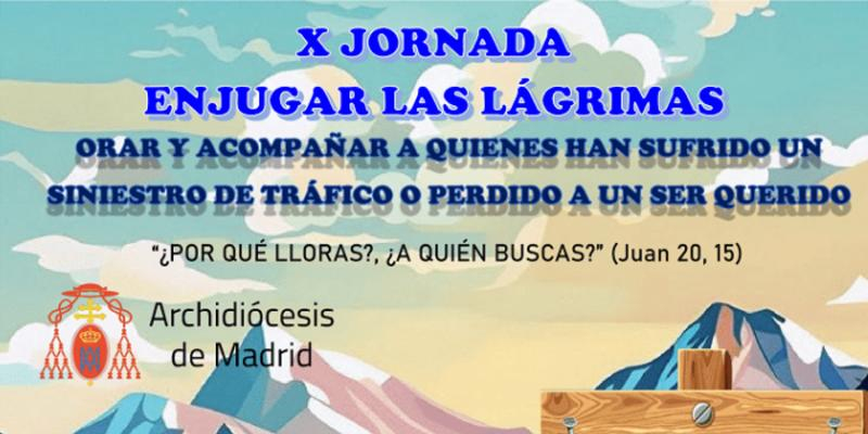El obispo auxiliar de Madrid, Vicente Martín preside una misa en la Basílica de la Concepción de Nuestra Señora con motivo de la X Jornada Enjugar las lágrimas
