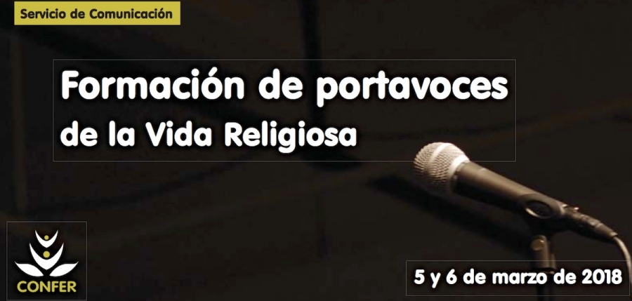 CONFER organiza la segunda edici&oacute;n del curso-taller de formaci&oacute;n de portavoces para la vida religiosa