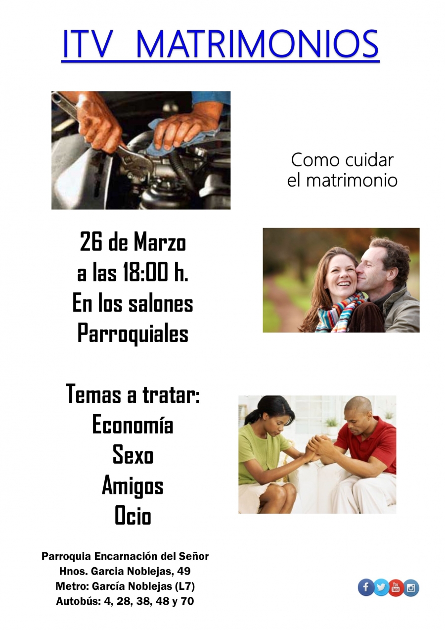 ITV para matrimonios y oraci&oacute;n por Per&uacute; en la Encarnaci&oacute;n del Se&ntilde;or