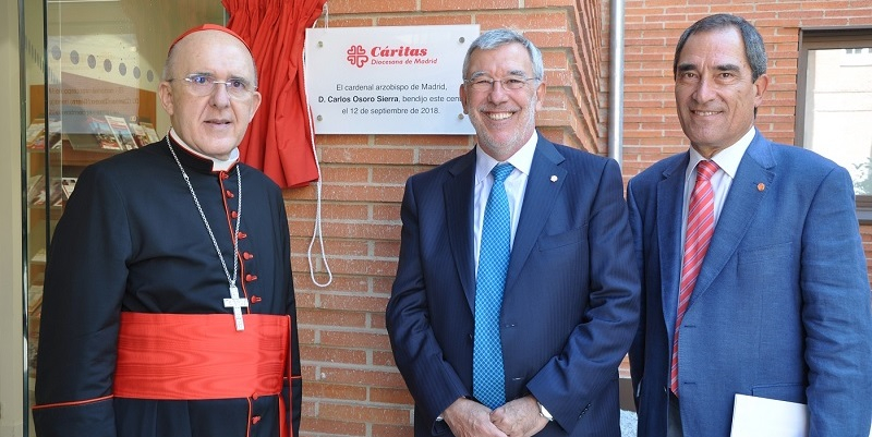 El cardenal Osoro se re&uacute;ne con los voluntarios de C&aacute;ritas Diocesana de Madrid por el D&iacute;a de Caridad