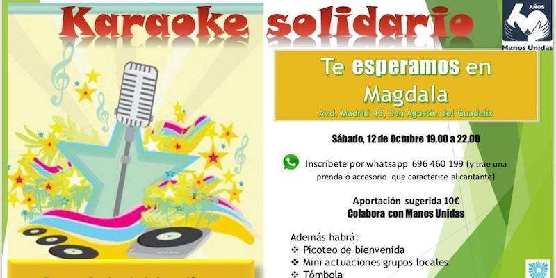 Karaoke solidario en San Agustín de Guadalix a beneficio de Manos Unidas