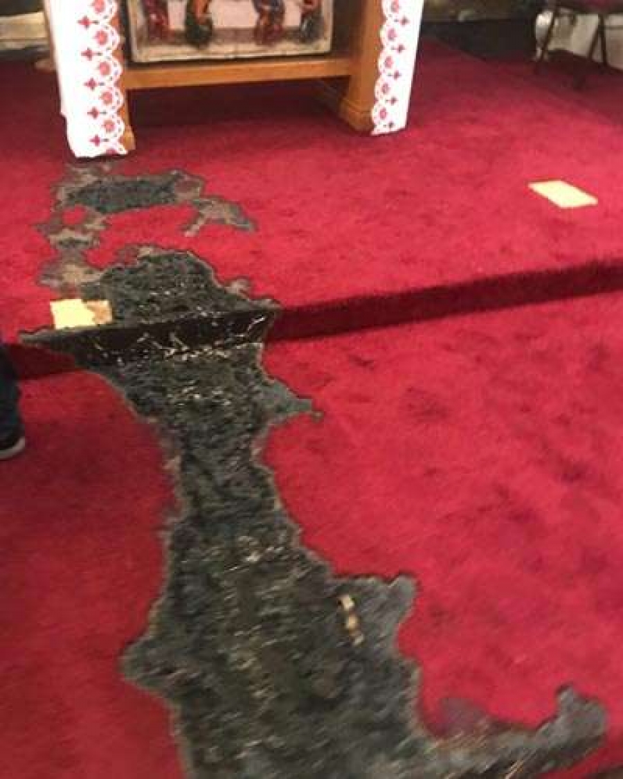 Incendian altar y roban dinero de colectas de iglesia católica en Las Vegas