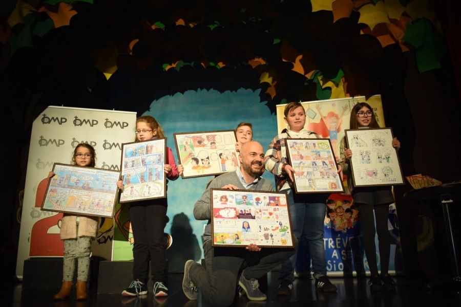 Javi Nieves a los ganadores del concurso de c&oacute;mics de Infancia Misionera: &laquo;Cuando volv&aacute;is a vuestras ciudades, seguid siendo misioneros&raquo;