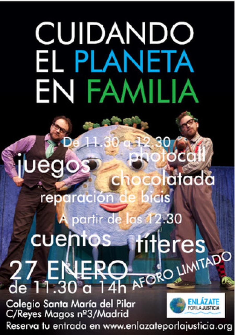 Enl&aacute;zate por la Justicia celebra este s&aacute;bado un encuentro familiar en el colegio Santa Mar&iacute;a del Pilar