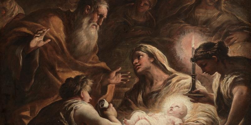 El padre Ángel Camino celebra la Navidad con los mayores de la residencia Doctor González Bueno