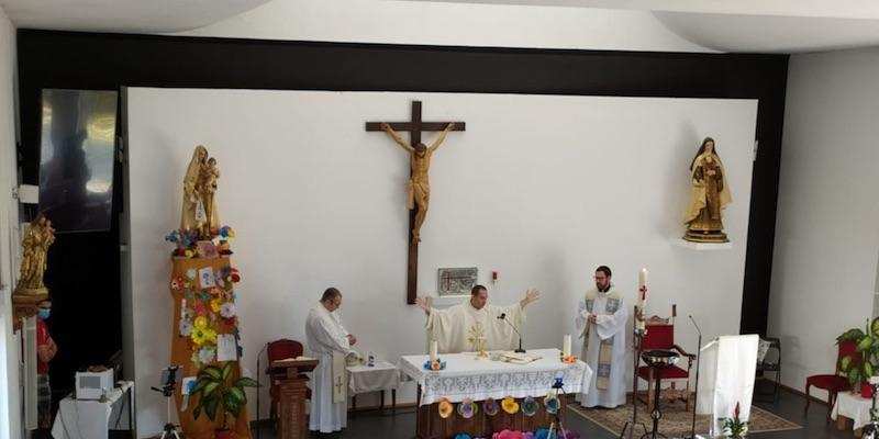 Gabriel Benedicto preside en Santa Maravillas de Jes&uacute;s una Misa en honor a su titular