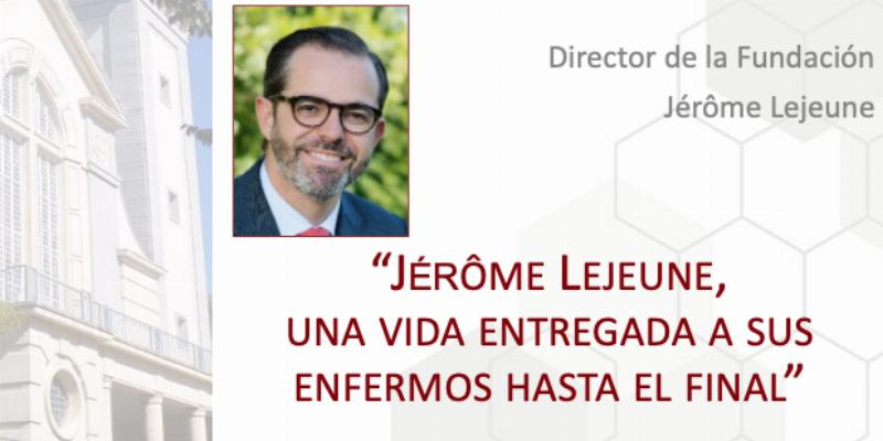 Pablo Siegrist presenta la figura de J&eacute;r&ocirc;me Lejeune en los Jueves Culturales de Sant&iacute;simo Cristo de la Victoria