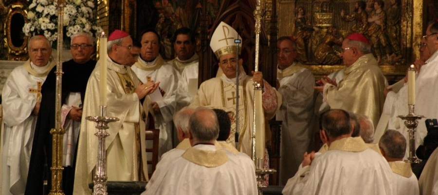 Monseñor Fidel Herráez en su toma de posesión como arzobispo de Burgos: «Quiero amar, amar y servir»