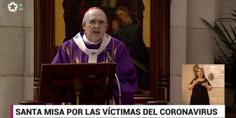 El cardenal Osoro ofrece una Eucaristía por las víctimas del coronavirus: «Dios nunca nos abandona»