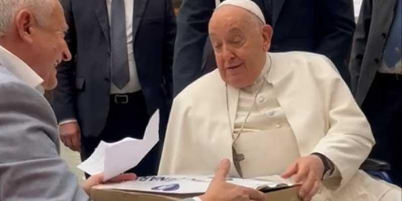 El Papa Francisco conoce de primera mano Nadie sin Cenar y Bocadillo Solidario, de Pastoral Universitaria