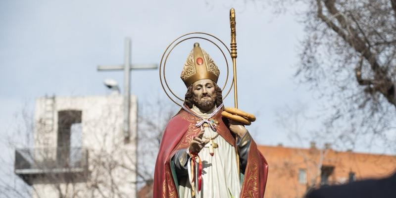 Santa Paula inaugura con una novena las celebraciones en honor a san Blas, patrono de Canillas
