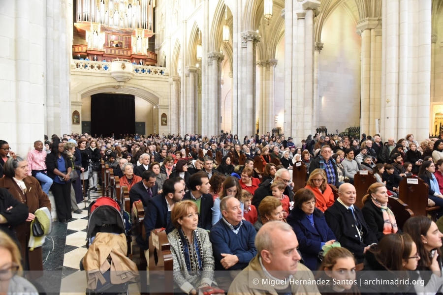 Catequesis del arzobispo de Madrid en la catedral de la Almudena