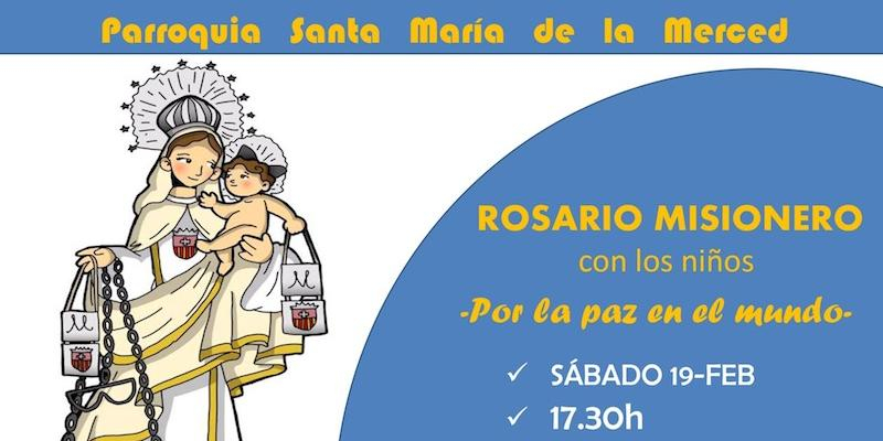 Santa Mar&iacute;a de la Merced de Las Rozas invita a los ni&ntilde;os a rezar un rosario misionero por la paz en el mundo