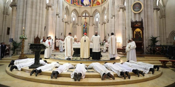 El cardenal Osoro ordena a once sacerdotes en la Almudena: «Sois amados para amar»