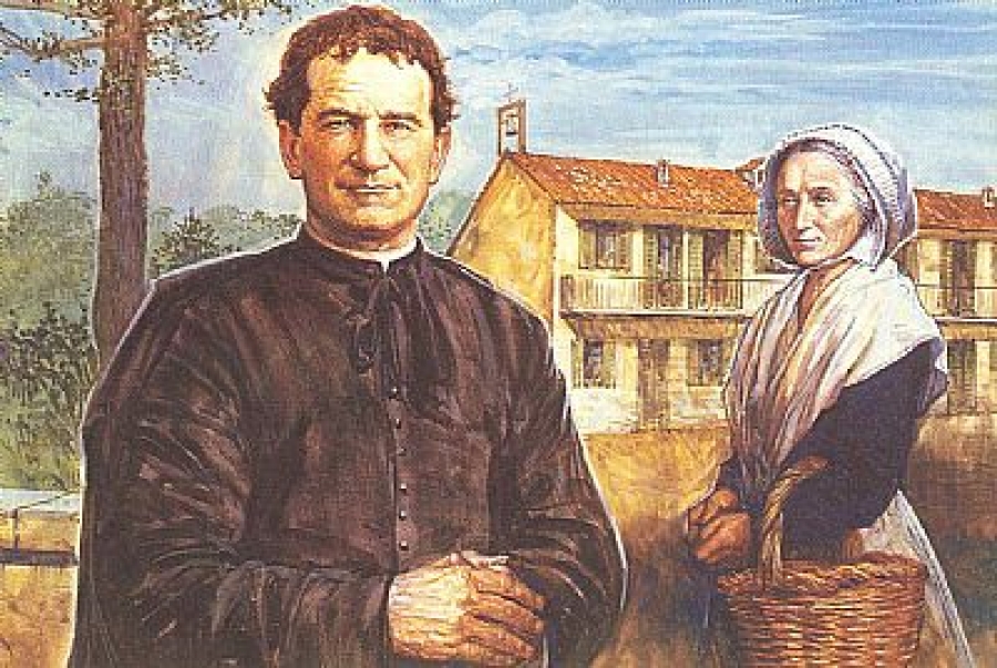 Homenaje a Mamá Margarita y san Juan Bosco en la iglesia de San Antón