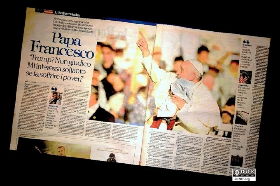 Francisco al peri&oacute;dico La Repubblica: &laquo;Construir puentes para disminuir las desigualdades&raquo;