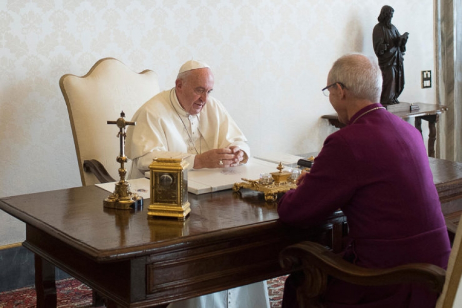 El Papa a los anglicanos: &laquo;No cansarnos nunca de pedir al Se&ntilde;or el don de la unidad&raquo;